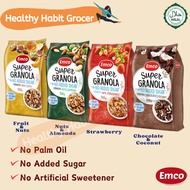 EMCO Super Granola (500g) | Fruit & Nuts | Nut & Almond | Strawberry | Choco & Coconut