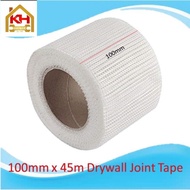 4"x 45m 100% Fibreglass Mesh Drywall Joint Tape / Fibre Mesh Tape / dawai plaster