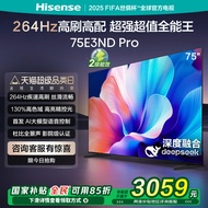 Hisense TV 75E3ND Pro 75-inci DeepSeek AI Smart TV dengan Rebate Tukar Beli