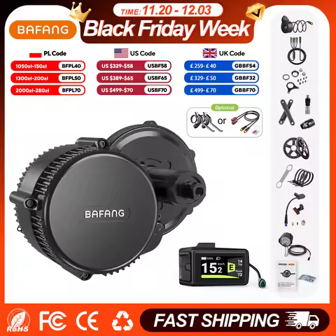 Bafang 750W 48V Motor Kit Complete Set Electric Bike Middle Drive 8fun BBS02 BBS02B eBike Conversion