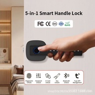 Office Door Lock Lock Factory Door Lock Household Fingerprint Lock Smart Room Door Lock All-in-One P