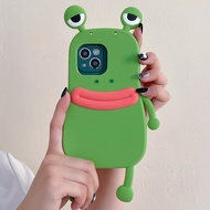 OPPO A92 A72 A5s A3s A16K A17 A12 A91 A15 A53 F5 F7 F15 F9 F11 F17 F19 F21 F23 FIND X2 X3 X5 PRO Fashion Unique Design Cute frogs mobile phone case with lanyard shockproof Cover