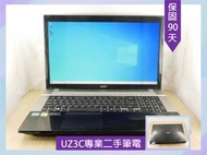 缺貨 UZ3C二手筆電 ACER V3-771G i7八核3.4G/2G獨顯/8G/固態256G/17吋新電池 效能型