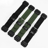 ​​Durable Breathable Nylon Watchband 18X24mm for Casio MRW200H AE-1200/AQ-S810/W735/F91W/SGW-300/400