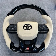 Toyota Steering Cream Luxury GR sports steering toyota accessories Free airbag