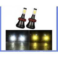 3000k+6000k LED CAR FOGLAMP HEADLAMP h7 9006 h3