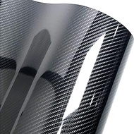 6D Carbon Fiber Vinyl Self Adhesive Film Wrap Roll Bubble Free Air Release Technology DIY Wrap Film 