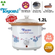 Toyomi Slow Cooker with High Heat Pot 1.2L / 3.2L / 4.7L