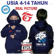 Free Fire Jacket For 4-15 Years Old Kids | Free Fire Evos Child Jacket | Garena Free Fire Jacket | C