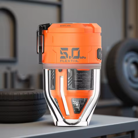 FLEXTAIL MAX PUMP 3 - Electric Air Pump, Portable Camping Pump with 3 Level Ambient Light for Air Be