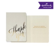Hallmark Greeting Card (Thank You - Lettering) with Envelope 18cm x 13cm