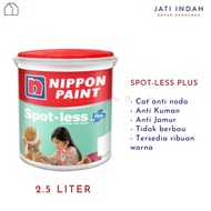 Cat Tembok Anti Noda + Anti Kuman 2.5 Liter Nippon Paint SPOTLESS PLUS