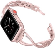สาย41มิลลิเมตร45มิลลิเมตรสำหรับ Apple Watch Band 7 38มิลลิเมตร40มิลลิเมตร42มิลลิเมตร44มิลลิเมตรผู้หญิงเครื่องประดับอุปกรณ์เสริมสแตนเลสสำหรับ I Watch ซีรีส์7/6/5 /Se/ 4/3/2/1