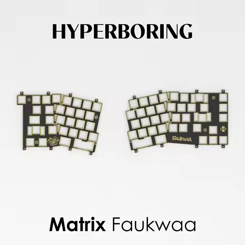 ECHOME Matrix Faukwaa Mechanical Keyboard Plate Custom PP PC FR4 Aluminium Alloy Positioning Plate D