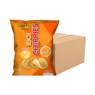 ขนมข้าวแผ่นอบกรอบเพื่อสุขภาพ อร่อย มี อย และฮาลาล Rise Buddy Rice Chippies 4 รสชาติ (ลัง 24 ซอง คละร
