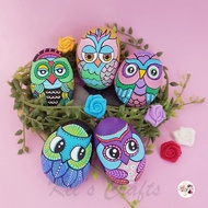 / Birthday / Decoration / Table decoration (KelsCrafts Handcrafted Painted Owls Part 2 of 2)