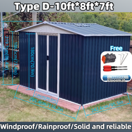 Garden Shed Outdoor garden Storage Outdoor Cabinet Storage metal shed large backyard storage setor l