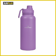 ✸ ◨ ▥ Surplus Hydrofresh Stainless Steel Tumbler with Sporty Handle 1L