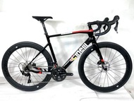 義大利原裝頂級Cinelli 105油碟大套全碳公路車碳輪7020套件disc roadbike