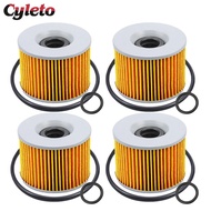 1/2/4 Pcs Motorcycle Oil Filter for Kawasaki ZX400F ZX550 GPZ550 ZX600 Ninja 600R ZX 600 ZX750 ZX900