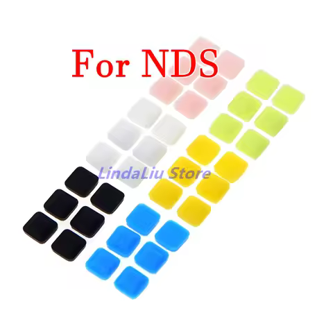 1set Rubber Screw Cap Cover Set Replacement For NDS Game Console Screw Feet Rubber Pad for nds