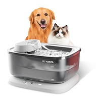 PET MARVEL Gray Whale F2 Wireless Automatic (7L) 40 Days Cat Dog Per Water Dispenser Smart Cat Water