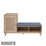 MOOVE ชั้นวางรองเท้าพร้อมเบาะนั่ง 120x40x70