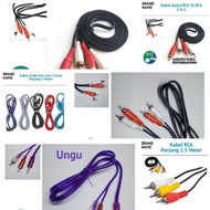 3.5mm Jack RCA Aux Audio Cable [Male to RCA] [Male to Male] [RCA to RCA] Various Variants