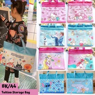 [SG Seller] A3/A4 Size PU Handbag Tuition Storage Art Bag