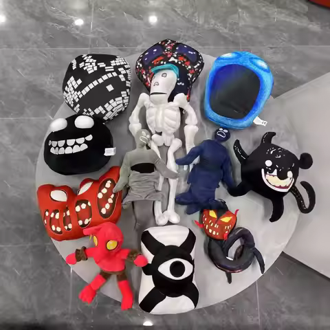 New Roblox Doors Plush Figures Scary Horror Game Monster Stuffed Dolls Escape Door Plush Toys For Bi