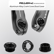 RISK RA158-159 M20 Four-Teeth Crank Cover Screw, Aluminum Alloy, Fits Deore/XT/XTR, M20xP1.0, ~3.7g,