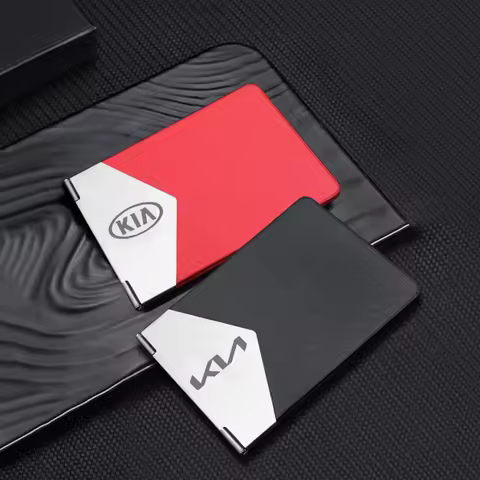 Car Ultra-thin Driver License Cover Credit Card Holder For KIA K9 Sportage Niro K5 Carnival EV6 EV9