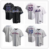 Same Day Delivery!New york mets Baseball Uniform new york mets No. 20 Alonso Jersey Alonso Competiti