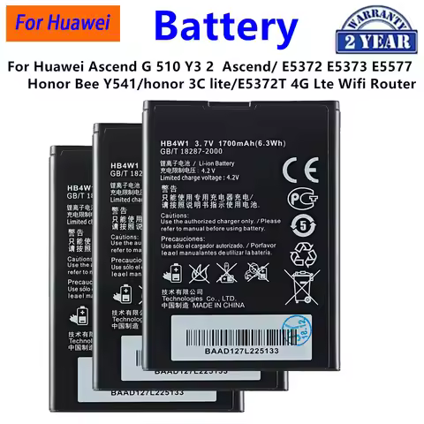 HB5F3H HB5F2H HB4W1 HB824666RBC HB5V1 Battery For Huawei Ascend G510 Y3 2 E5372 Honor Bee Y541 3C li