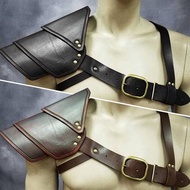 Medieval Viking Single Shoulder Pad Armor Battle Knight Man Costume Cosplay Prop