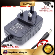 3 Pin AC to DC (5.5*2.5mm) 12V 1A Switching Power Supply Adapter DC Power Adaptor 12v power supply