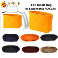 PINLESG Liner Bag, Multi-Pocket Felt Insert Bag,  Bucket Bag Travel Storage Bags Bag Organizer for Longchamp ROSEAU