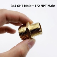 QUEZHOU | Brass Adapter 3/4 GHT to 1/2 NPT Connector