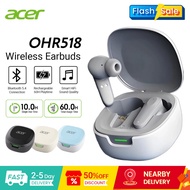 Acer OHR518 Wireless Earbuds Noise‑Cancelling HiFi Surround Sound Smart ANC Sweat & Water Resistance