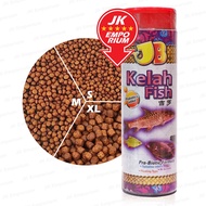 JB Kelah Premium Fish Food 230g 500g 1kg Feed Floating Type Medium Sized Pellet Makanan Ikan Sungai 