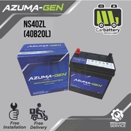 [Installation Provided] AZUMA-GEN NS40 NS40ZL 40B20L Car Battery Bateri Kereta Perodua Myvi Bezza