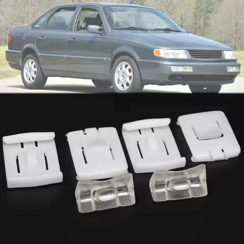 6/12X Seat Fastener Rail Runner Clips Slider Guide For VW PASSAT B1 B2 B3 B4 1973 - 1997 Dasher Cors
