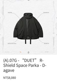 GOOPiMADE x Acrypsis (A).07G - “DUET” R-Shield Space Parka