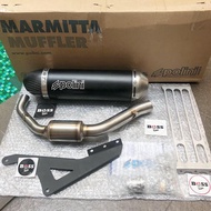 KNALPOT POLINI EVO 4T FULL SYSTEM 3V IGET VESPA SPRINT PRIMA S LX - IS-Storee