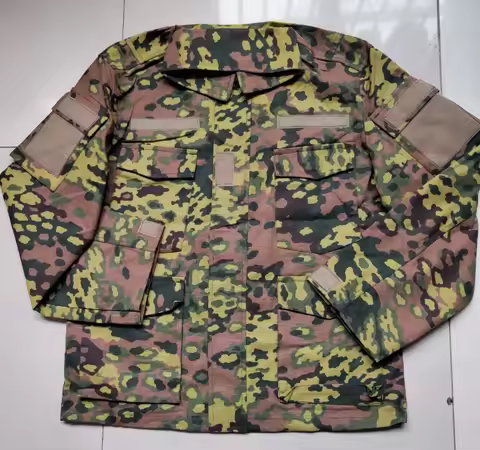 German Spring Oak Camouflage Uniform Include Jacket Pants BDU Cut Green Man