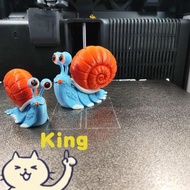[KING] 3D Printing Snail Decompression Snail Ornaments Snail Shape Snail Fun Snail Desktop Snail Fin