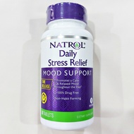 Daily Stress Relief Mood Support Time Release 30 Tablets - Natrol 100% Drug Free Non-habit Forming