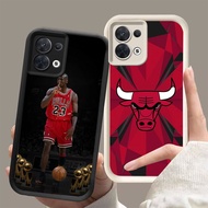 BK-3 Bulls Jordan Surprise Casing for OPPO Reno Find 8 X5 7 F21 F21S K9X Pro Lite 5G 4G