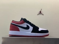 Jordan Air Jordan 1 Low"White Black Gym Red" black red黑紅色