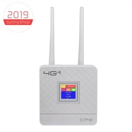 CPE903 LTE Home 3G 4G 2 External Antennas Wifi Modem CPE Wireless Router with RJ45 Port and SIM Card Slot US Plug